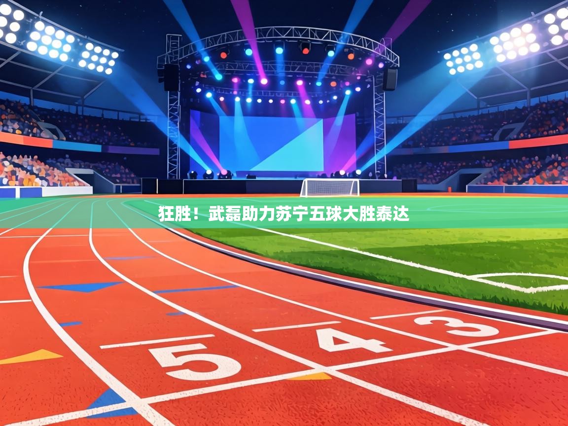 狂胜!武磊助力苏宁五球大胜泰达 第1张